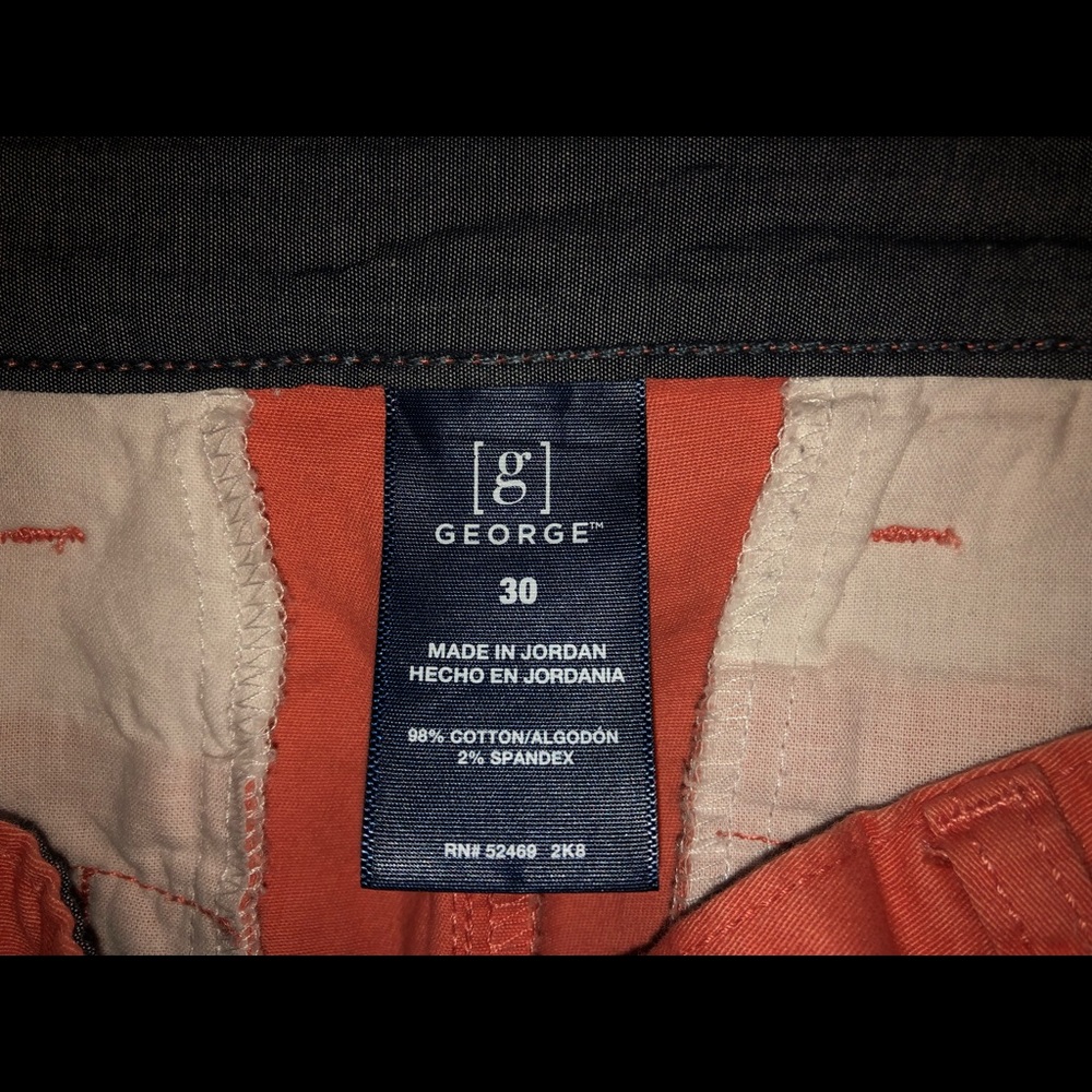 George, men’s shorts used